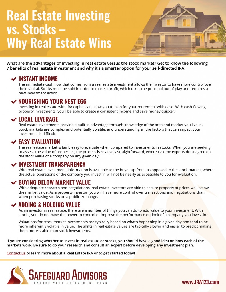 Real Estate vs. Stocks—Why Real Estate Wins Part 2 [CHECKLIST]