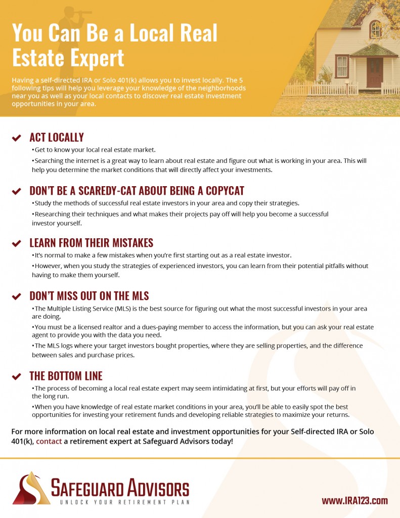 Safeguard - You Can Be a Local Real Estate Expert Checklist