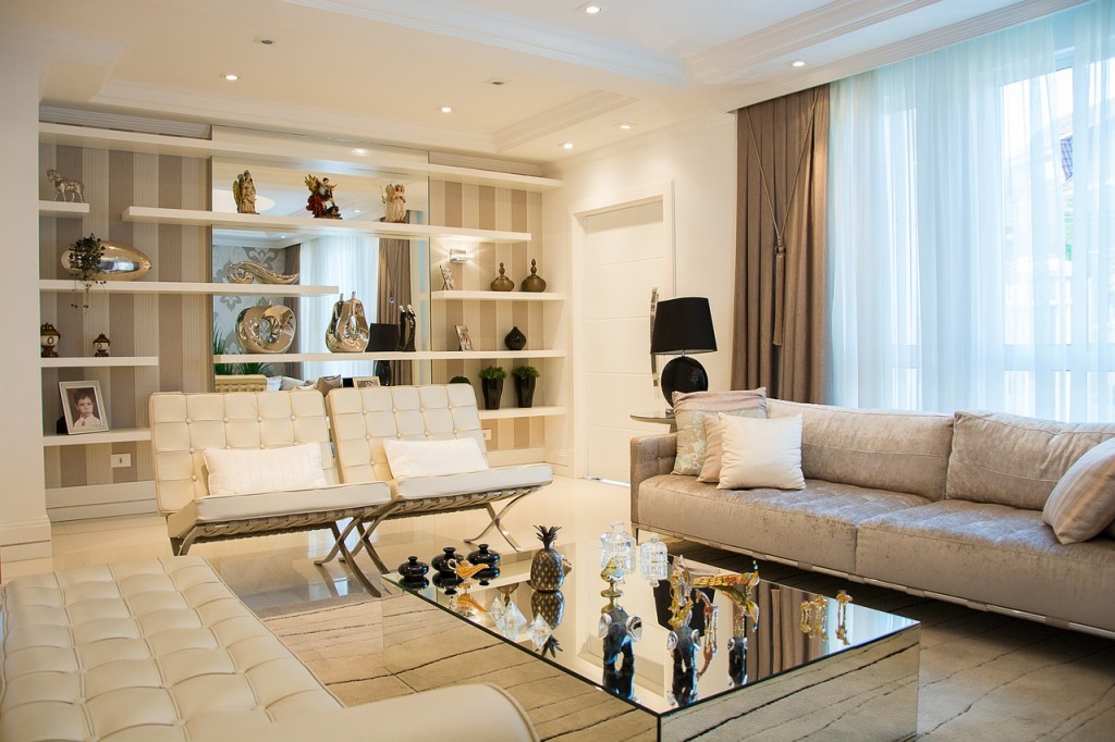 clean living room design